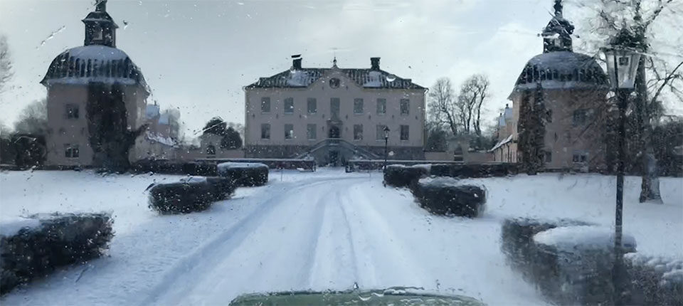 Snöröjning i Stockholm utfört av Svea Park